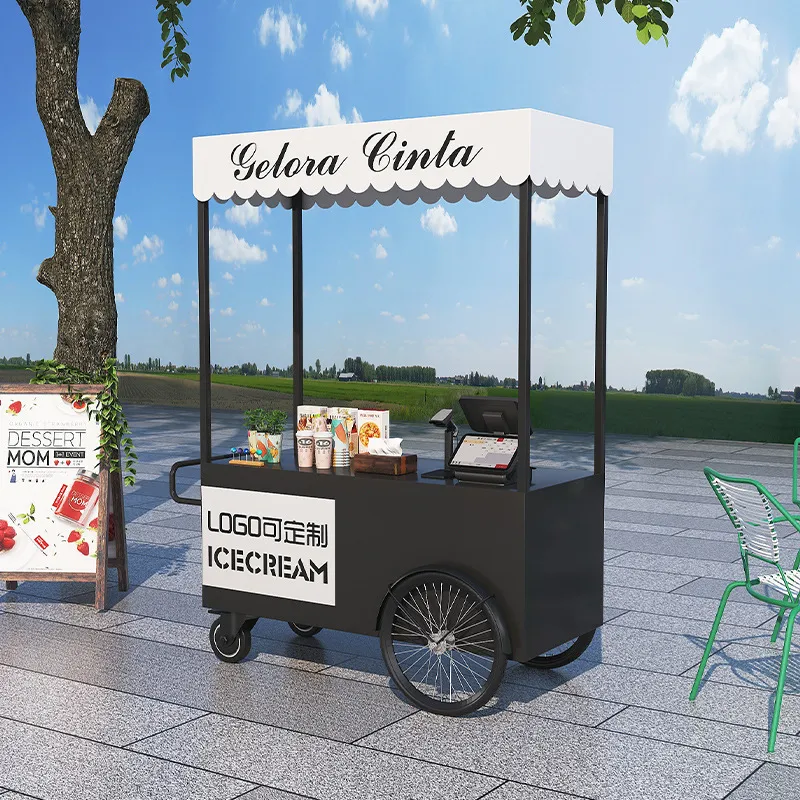 Coffee Tea Vendor - Chariot de restauration de rue, stand