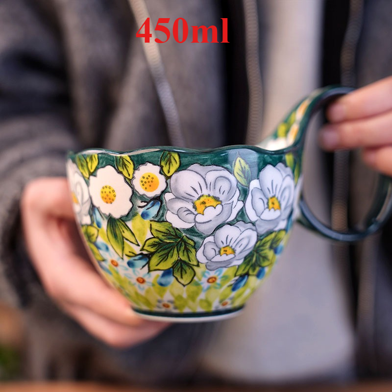 Coffee Jasmine Tea - Tasse en céramique Jasmine sous glaçure