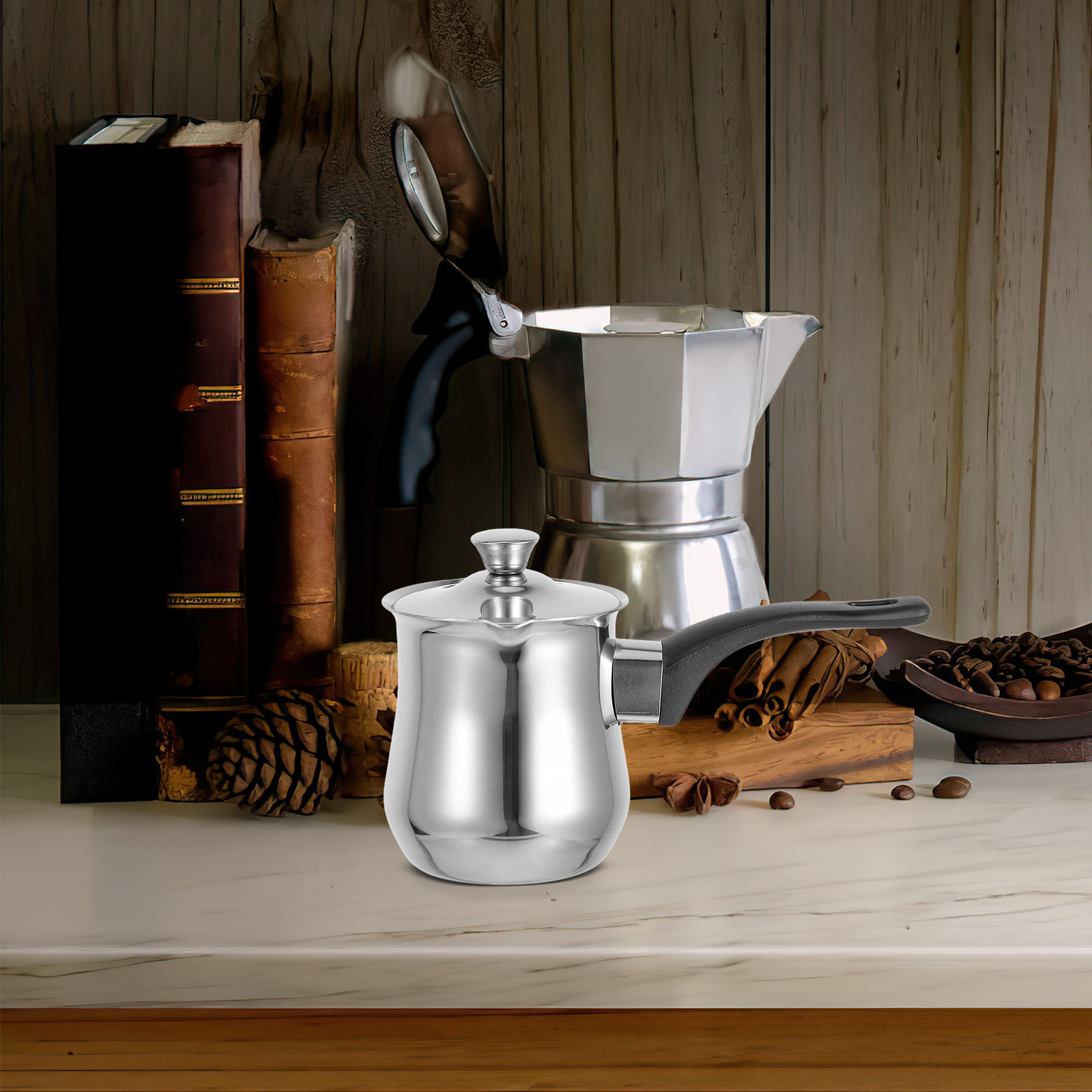 Coffee Tea Maker - Cafetière turque en acier inoxydable de