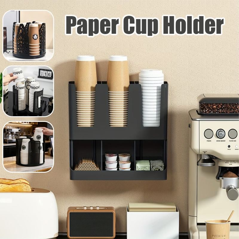 Dispenser Coffee And Tea - 360 ° Porte-gobelets rotatif à 4