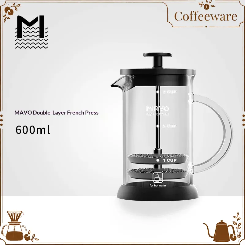 Coffee Tea Maker - Cafetière à piston MAVO avec double