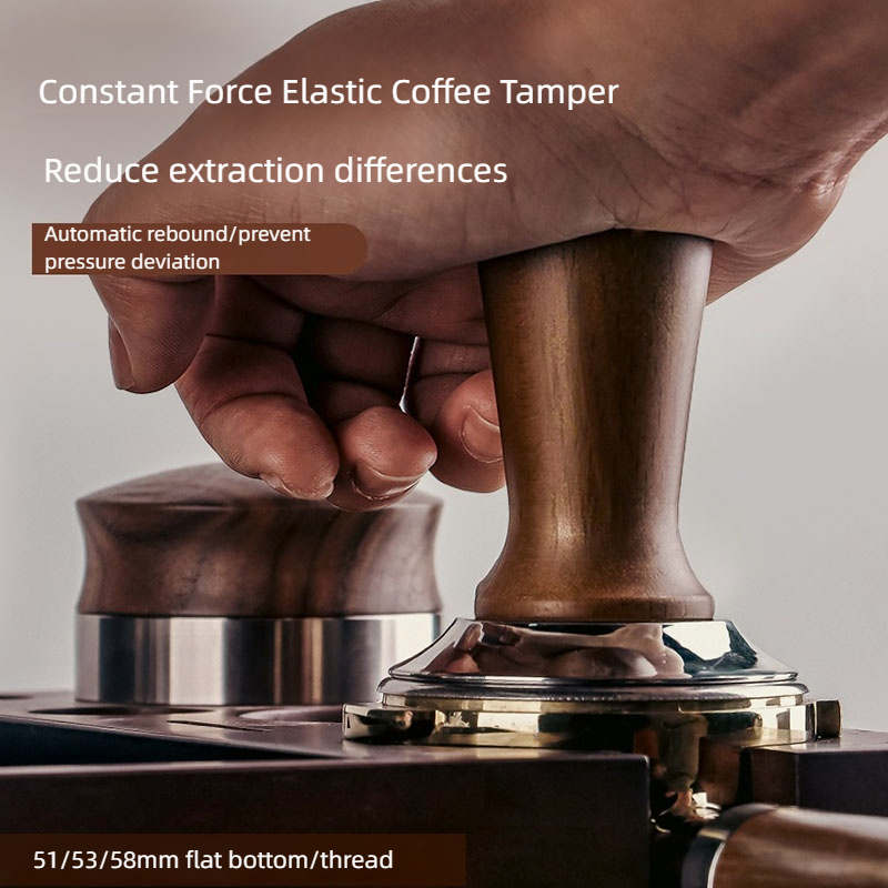Coffee Tamper Leveler - Doseur de café expresso en bois