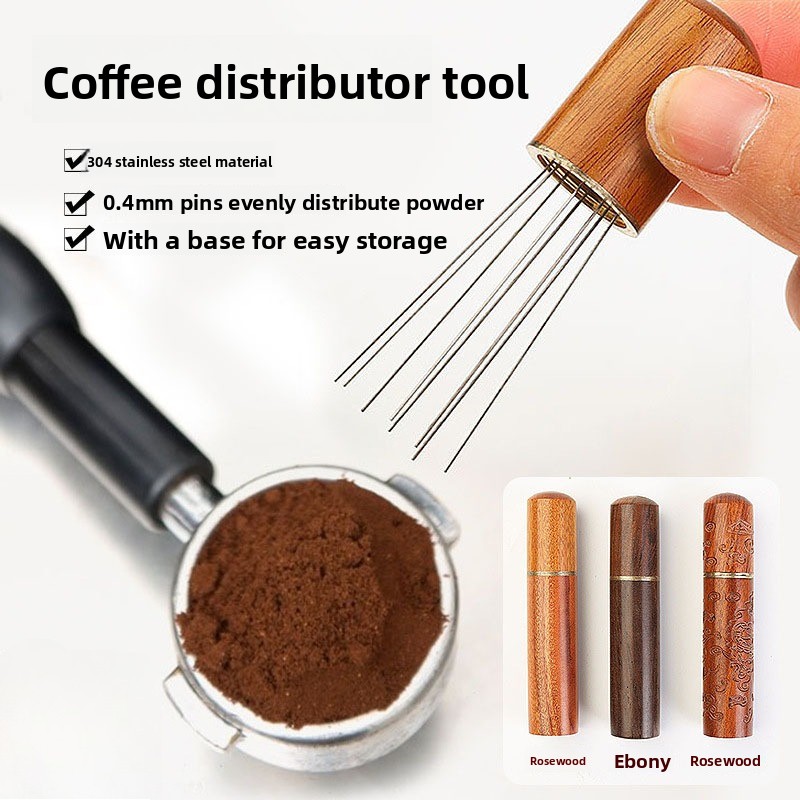 Tasseur à café en bois et acie - Coffee Tamper Leveler avis et prix