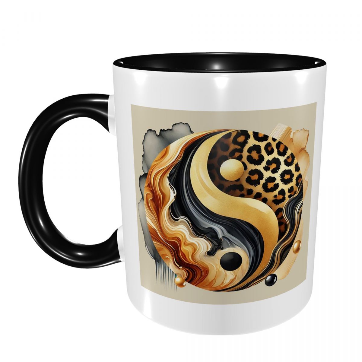 Tasse à café en céramique amus - Coffee Tea Yin Yang avis et prix