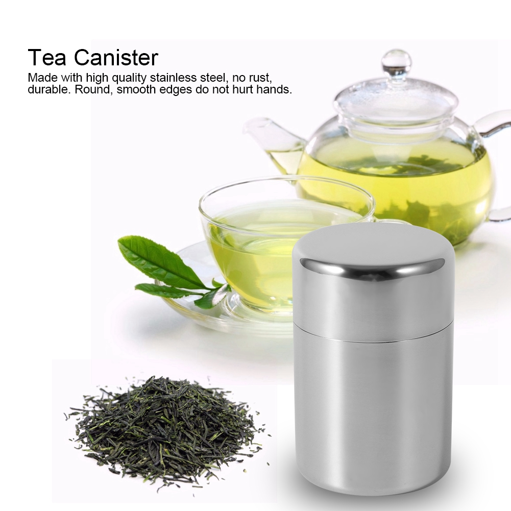 Boîte à thé en acier inoxydabl - Canister Coffee Sugar Tea avis et prix