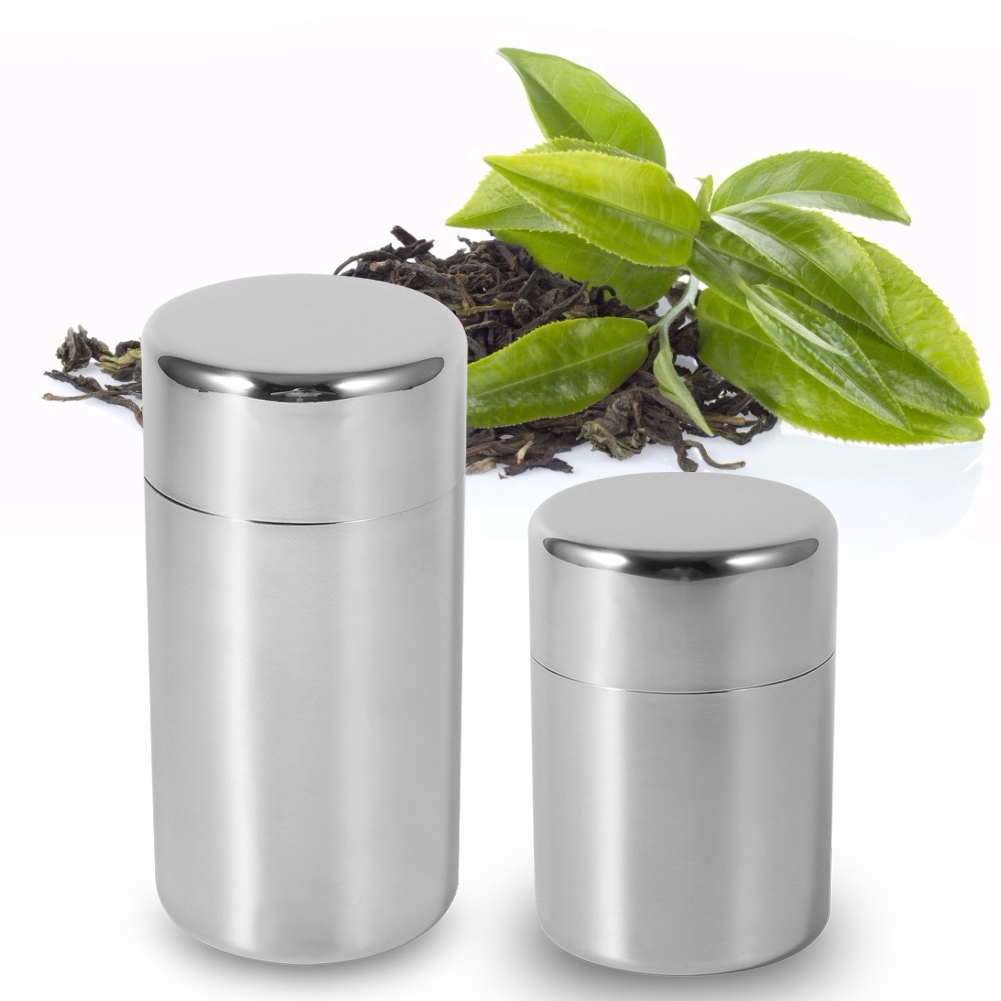Boîte à thé en acier inoxydabl - Canister Coffee Sugar Tea avis et prix