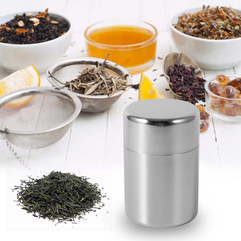 Boîte à thé en acier inoxydabl - Canister Coffee Sugar Tea avis et prix