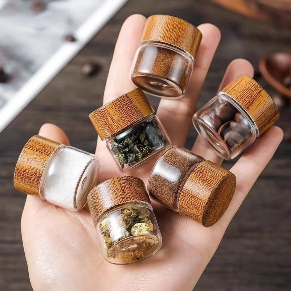 10 pots à épices en verre avec - Canister Coffee Sugar Tea avis et prix