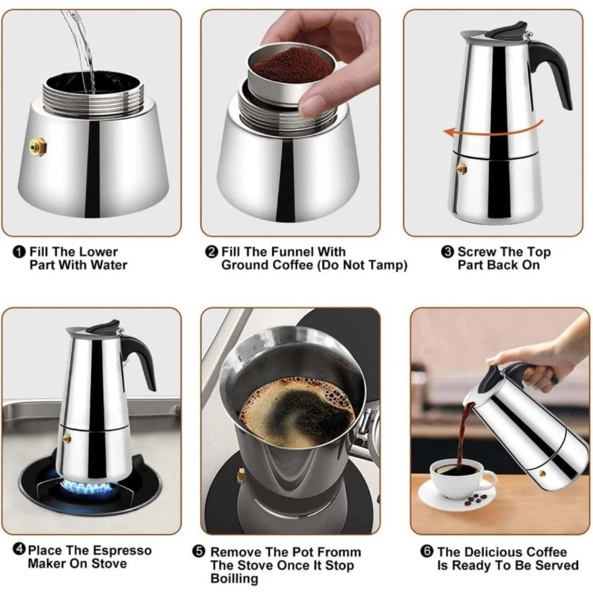 Cafetière à moka portable en a - Coffee Tea Maker avis et prix