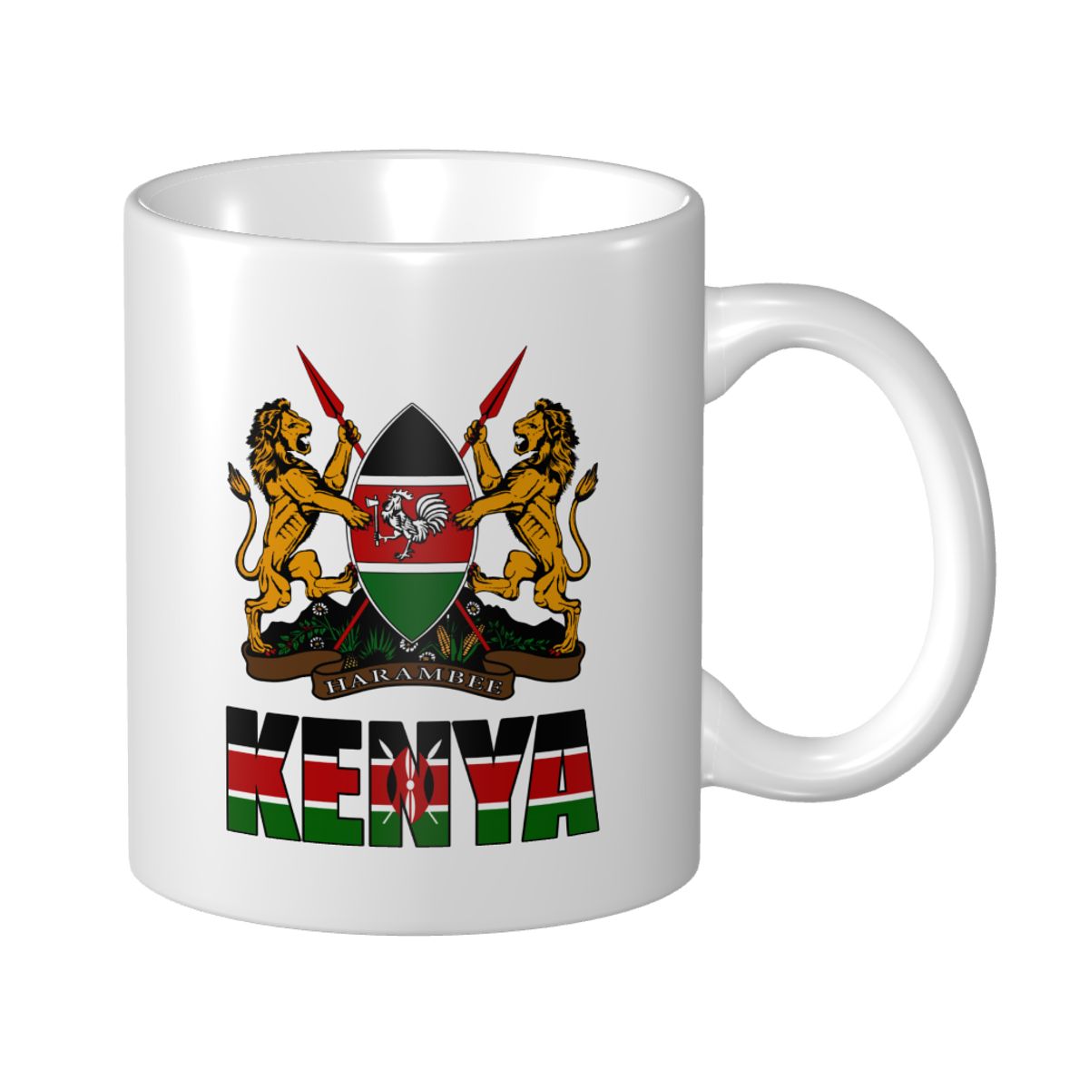 Mark Cup Mug Kenya Lettre Drap - Coffee Tea Kenya avis et prix