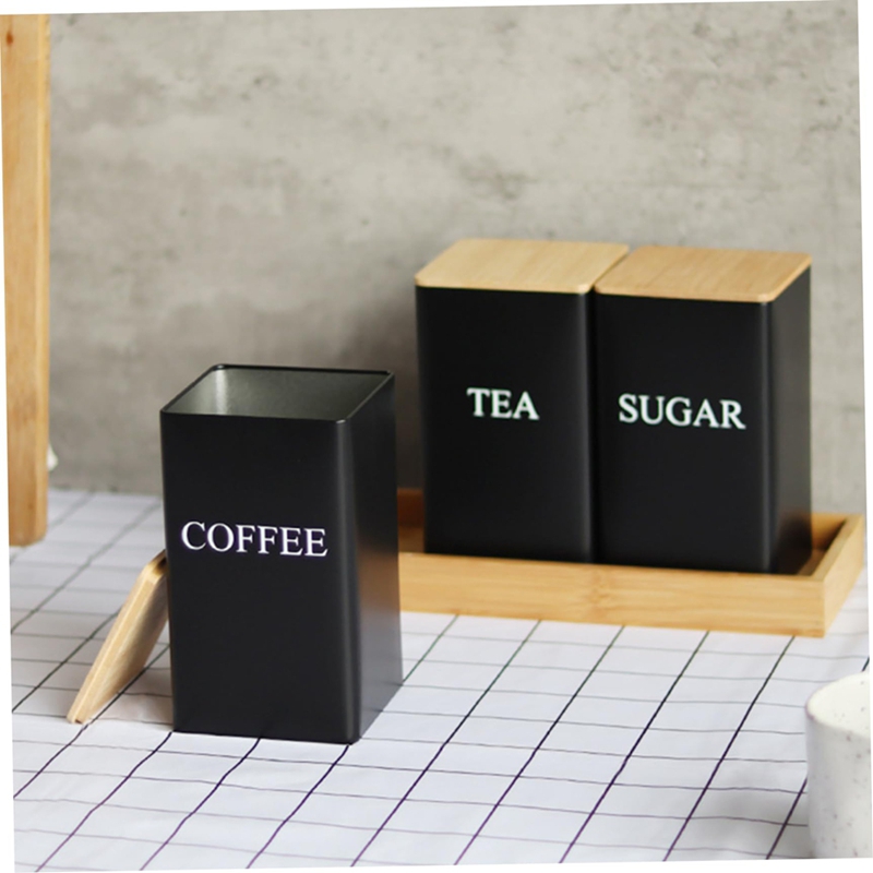 Ensemble de 3 boîtes à thé, ca - Canister Coffee Sugar Tea avis et prix