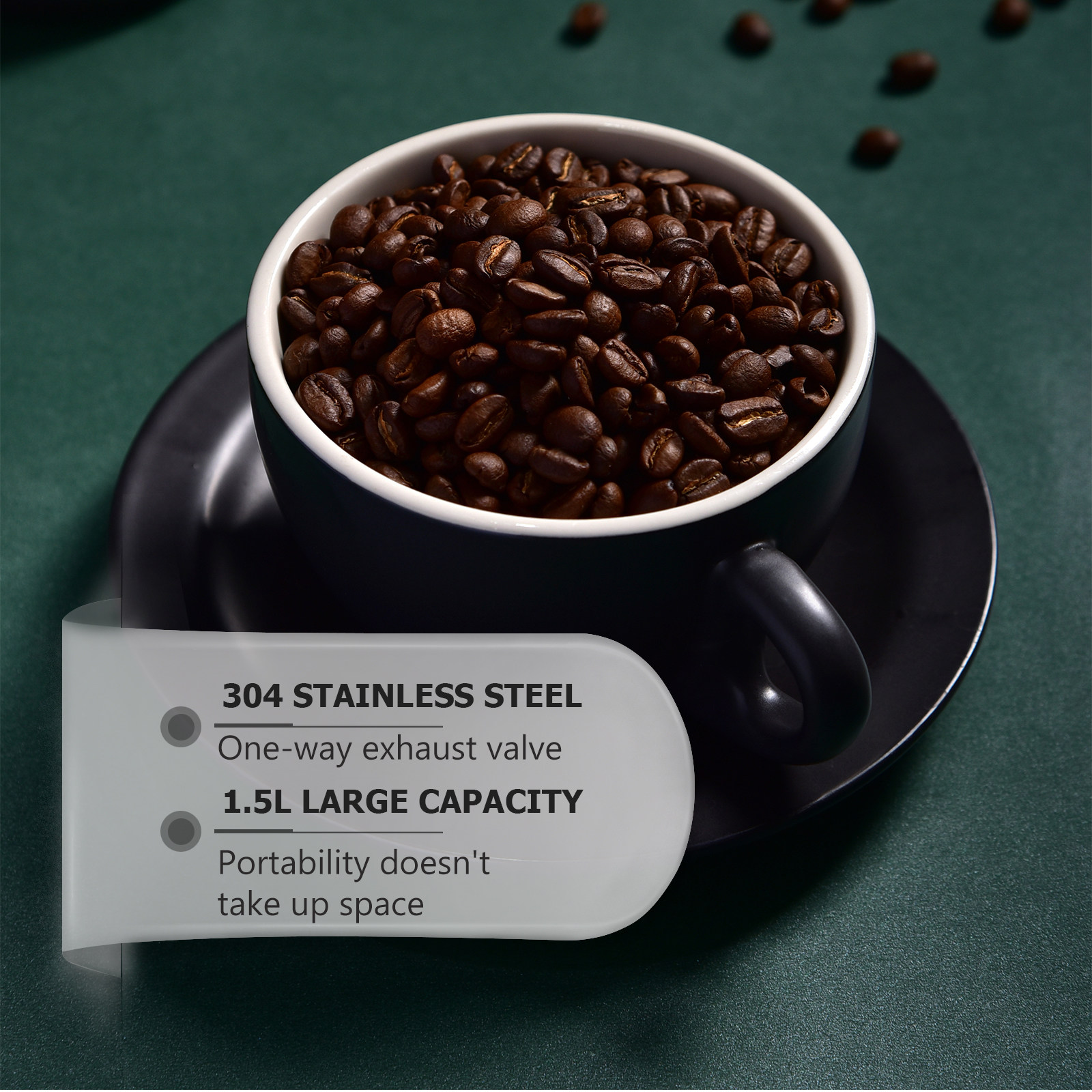 1 pièce – Pot de stockage de g - Coffee Tea And Bean avis et prix