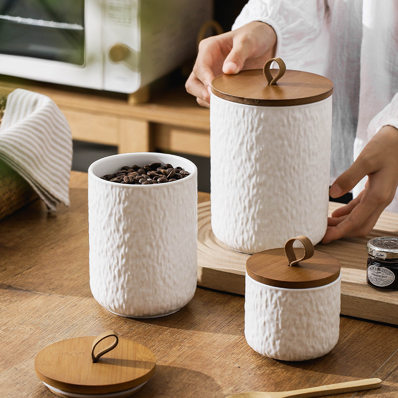Boîte de stockage de thé en cé - Canister Coffee Sugar Tea avis et prix