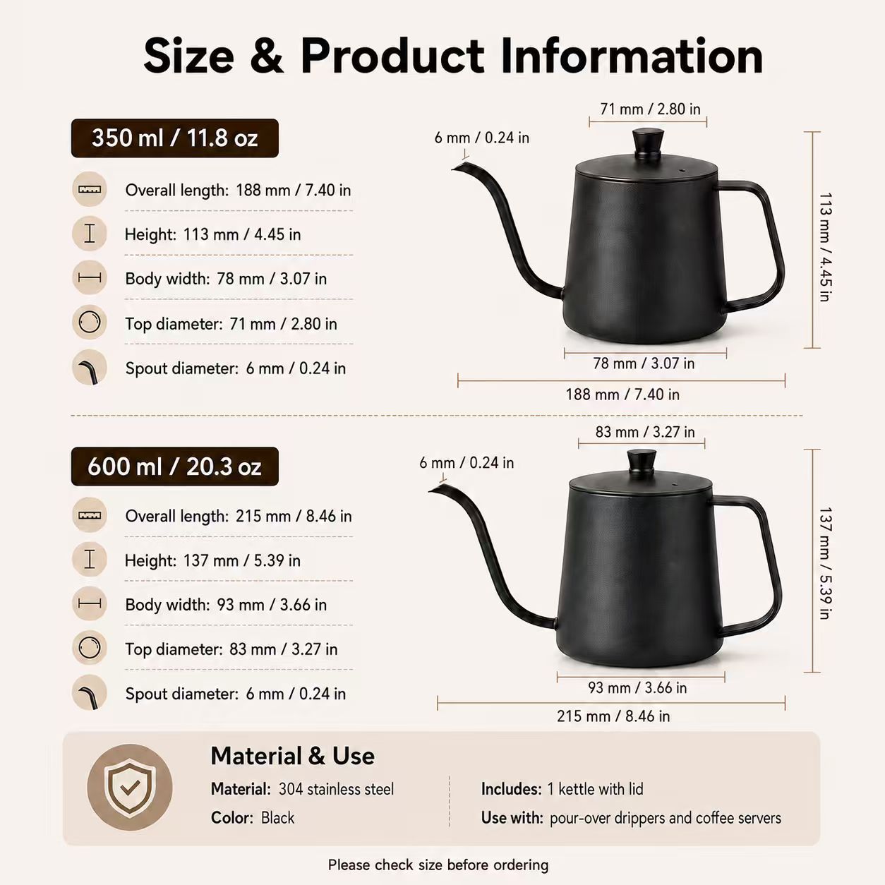 Carafe à café en acier inoxyda - Coffee Tea Pot avis et prix