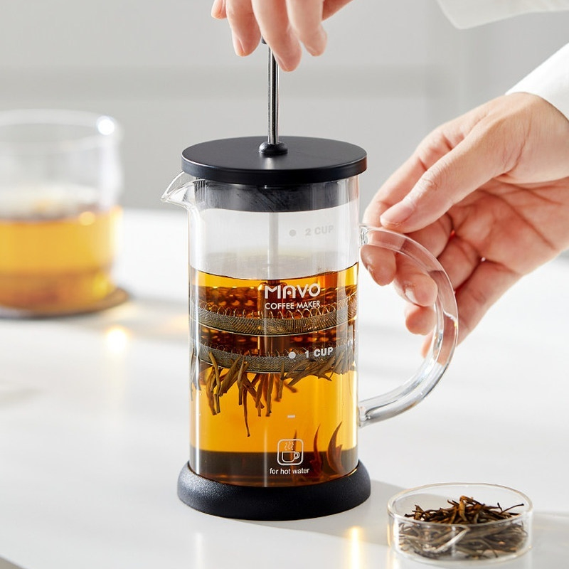 Cafetière à piston MAVO avec d - Coffee Tea Maker avis et prix