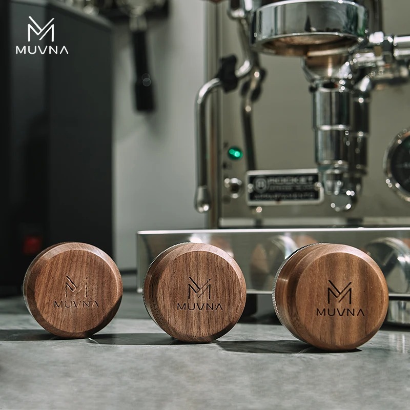 Distributeur de café en noyer  - Coffee Tamper Leveler avis et prix