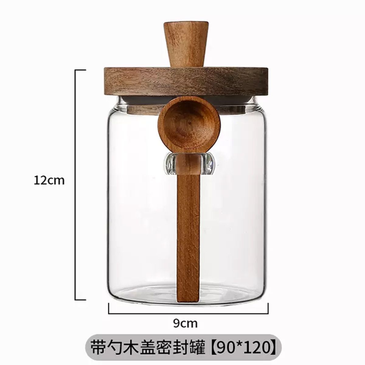 Pot de stockage en verre avec  - Canister Coffee Sugar Tea avis et prix