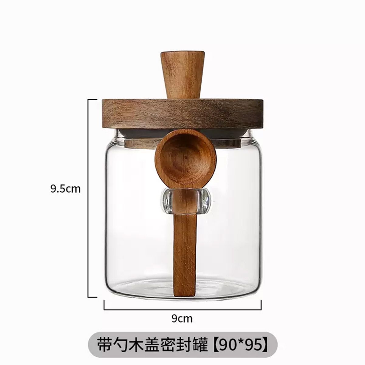 Pot de stockage en verre avec  - Canister Coffee Sugar Tea avis et prix