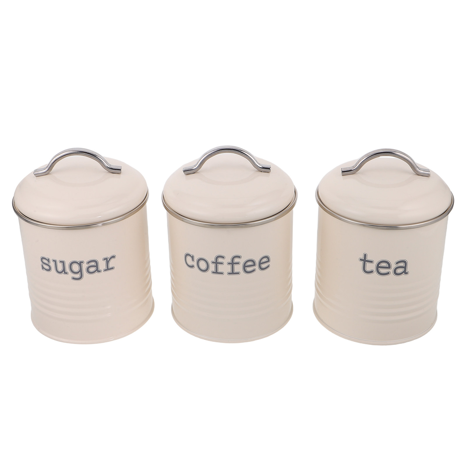 Lot de 3 boîtes hermétiques po - Canister Coffee Sugar Tea avis et prix
