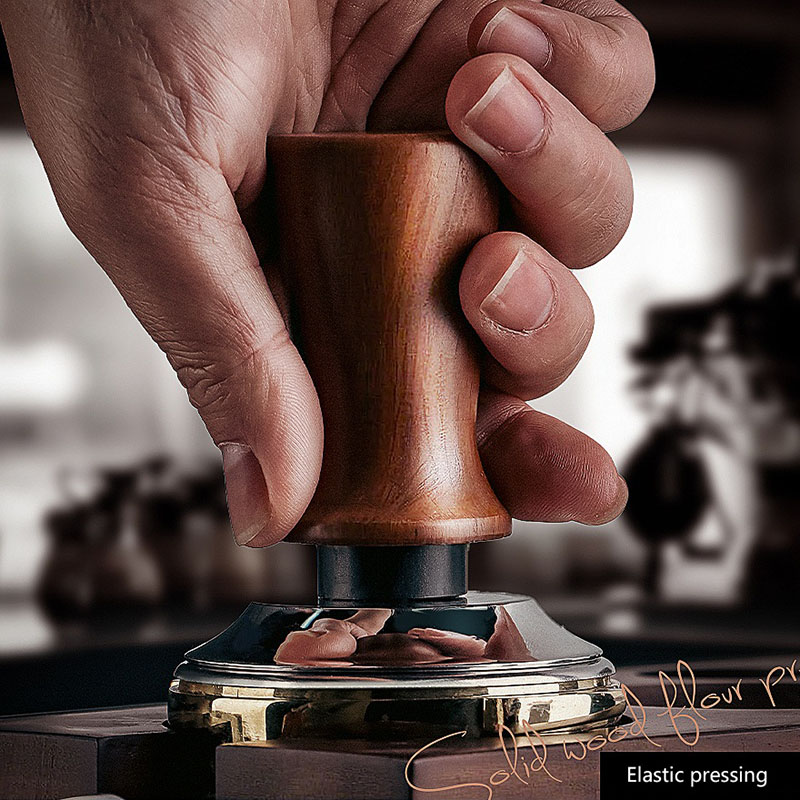 Doseur de café expresso en boi - Coffee Tamper Leveler avis et prix
