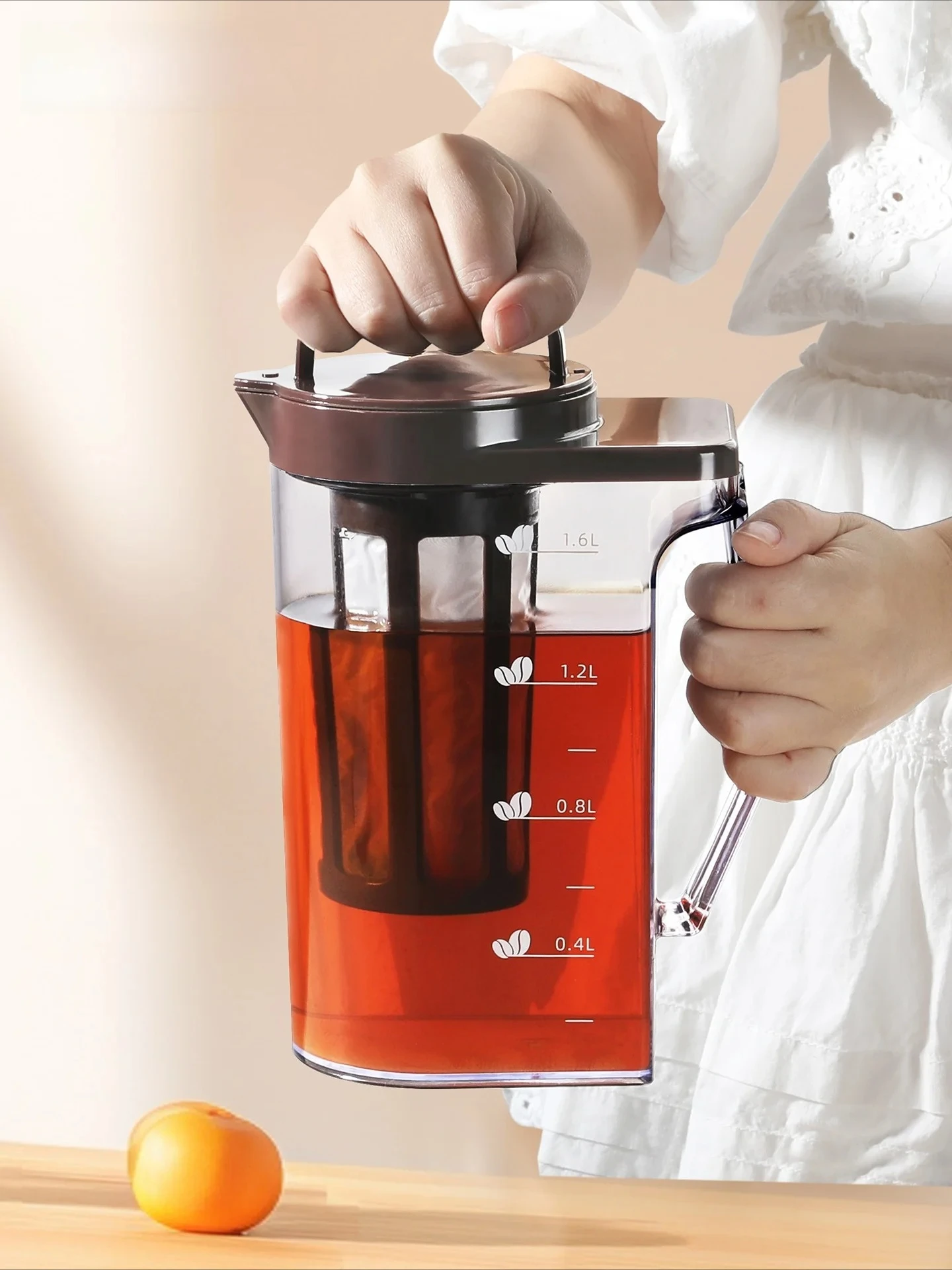 Carafe à café froid en plastiq - Coffee Tea Pot avis et prix